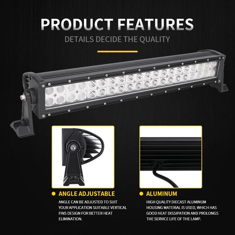 Corner Lights 22′ 32′ 42′ Car LED Light Bar 120W 180W 24V Car Light Car Roof Light LED Work Light for Car Tractor 4WD 4X4 Truck Lights 6000K