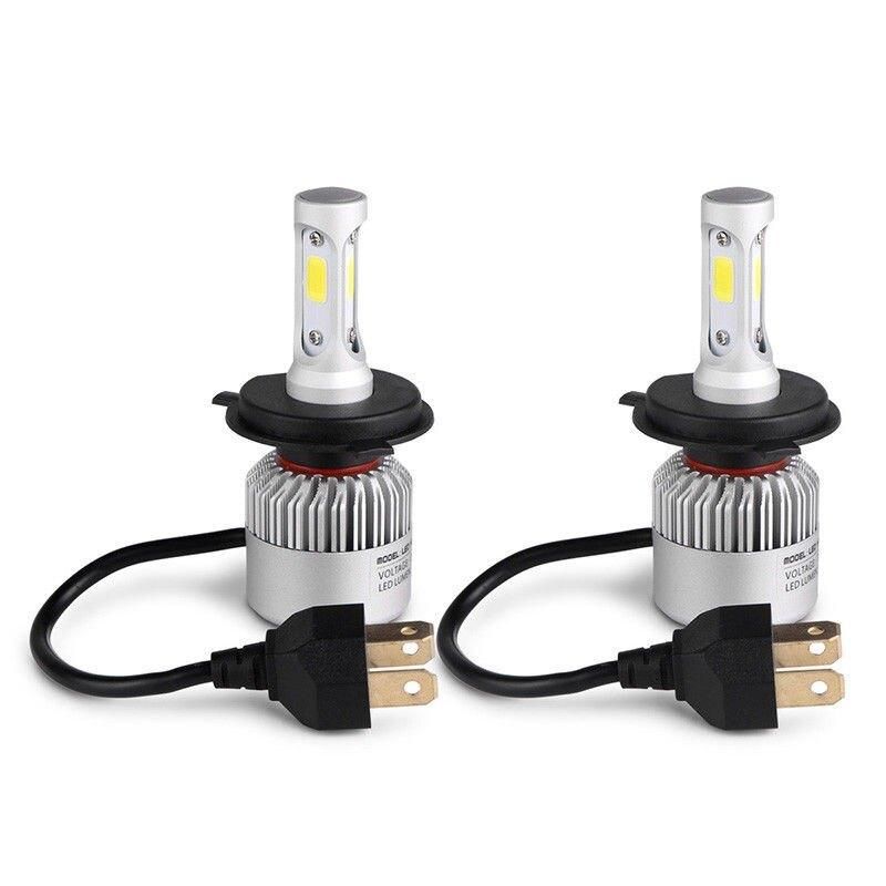 Manufacture 2PCS S2 H7 H4 LED Bulb Car Headlight H11 H1 H13 H3 H27 9005/Hb3 9006/Hb4 9007 Hi-Lo Beam 72W 8000lm Auto Headlamp LED Headlight