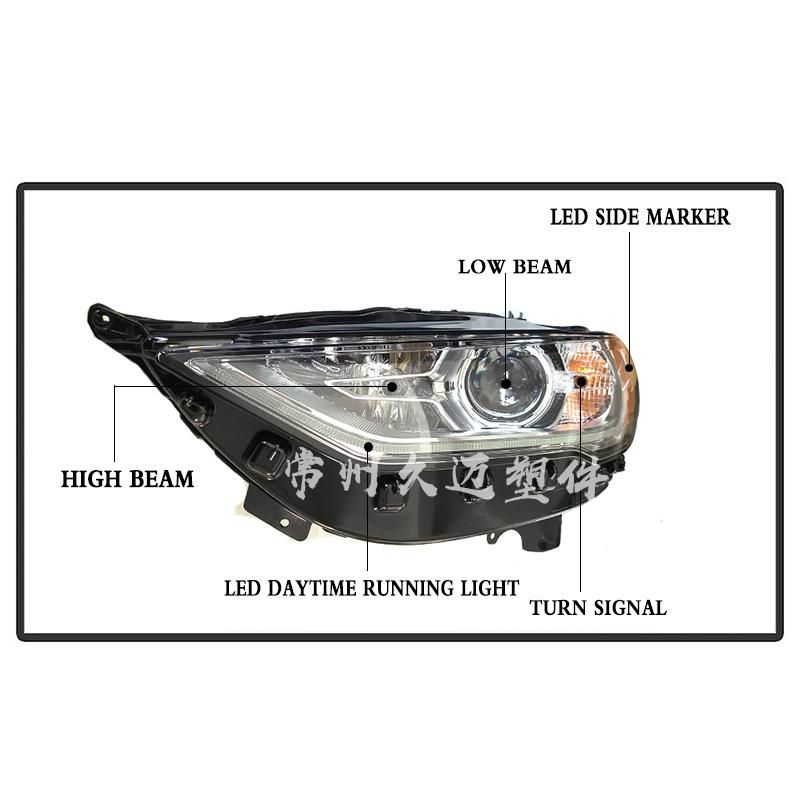 Suitable for 2017-2021 Ford Mondeo Head Lamp (US version)