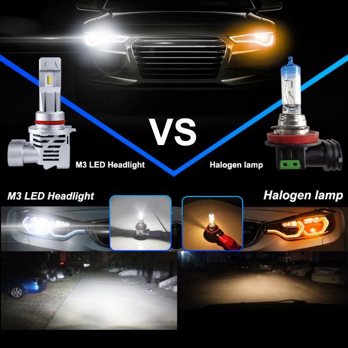 New Product Launch M3 Mini Integrated LED Headlights LED Headlights H7 H4 H8 9005