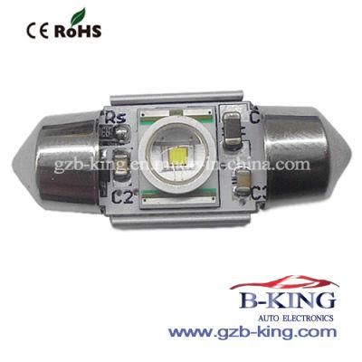 High Power Festoon 12V 5W CREE-Xre 250lm LED Car Light