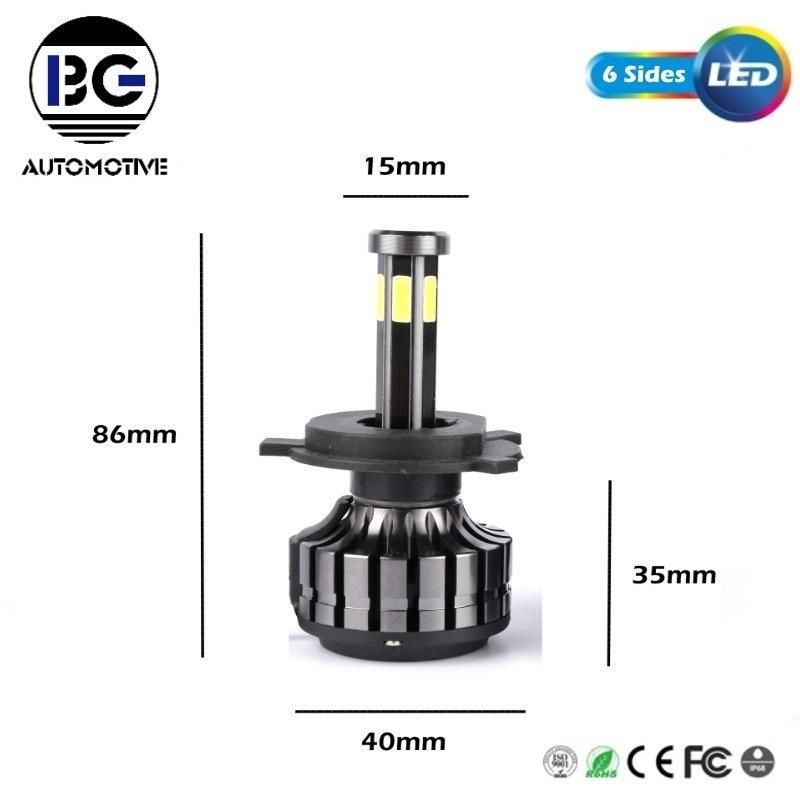 Auto Lighting System Zes Car LED Headlight Bulbs 9005 9006 H1 H4 H7 H11 8000lm LED Headlight