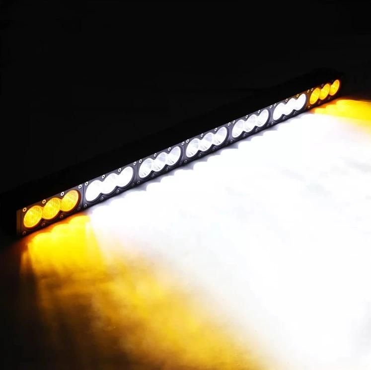 Heavy Duty LED Bar 54.3 Inch Curved LED Work Light 240W Offroad Driving Fog Lamp Amber/White
