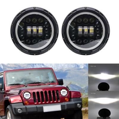 7 Inch 45W Round CREE Offroad LED Headlights with DRL