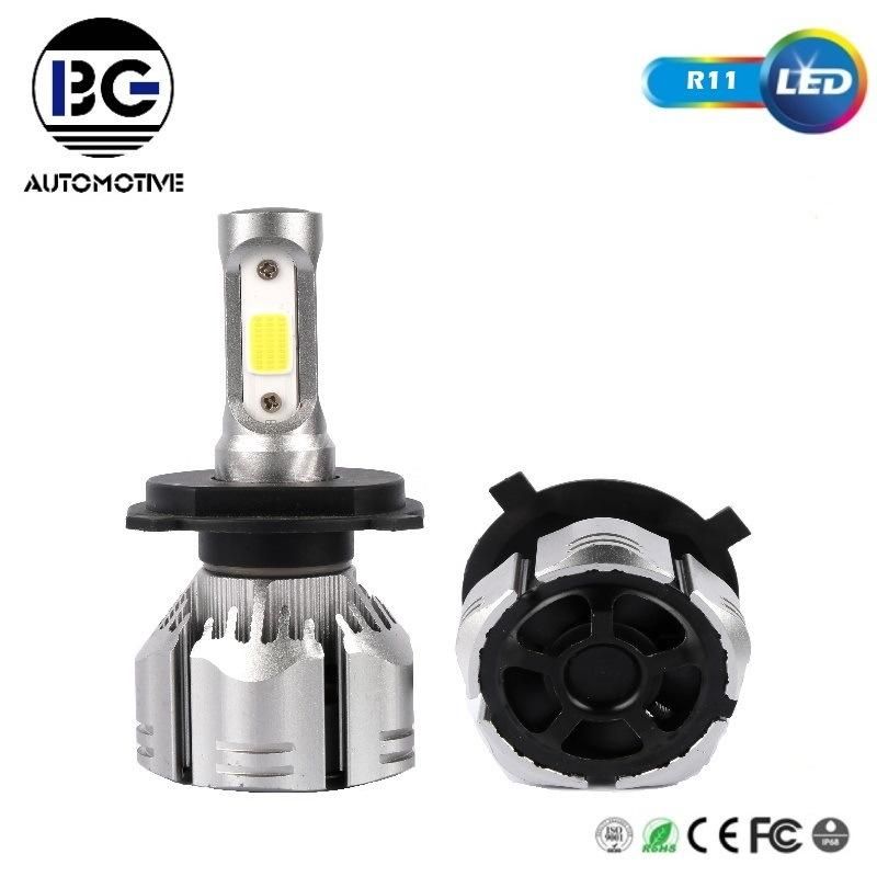 R11 H4 LED Headlight 12V 75W 12000lm Car Lights H4 LED Lamp for Car Auto Lighting System
