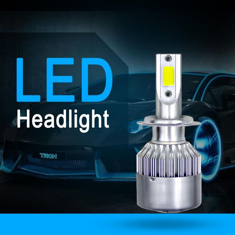 Wholesale High Power C6 Car LED Headlight Auto Lamp H1 H3 H11 H13 9007 9005 9006 Hb3 Hb4 5202 H4 H7 Auto Light 72W 8000lm