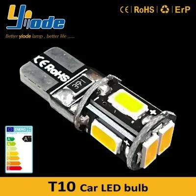 12V 6 LED 5730 T10 Wedge Bulb