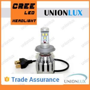 H4 Car LED Headlight Bulbs 6000k 3000lm with Micro Fans