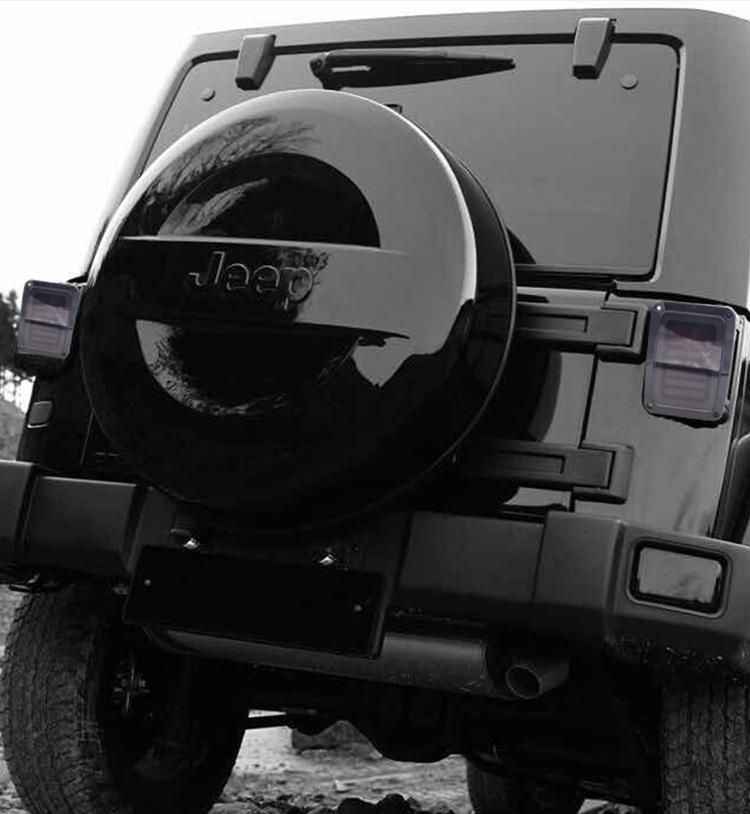 Smoked Jeep Wrangler LED Tail Lights for Jeep Jk Tj Lj Cj 12V Reverse Turn Signal Taillights