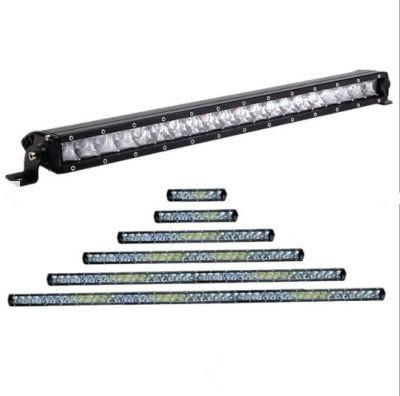 100W 150W ATV UTV Truck Car 12V 24V 4X4 Wholesale Single Row Super Slim LED Light Bar for Jeep