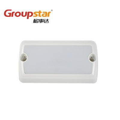 Manufacturer High Quality Rectangle Coach RV Interior Dome 12V Lights for Caravan Auto Lamps