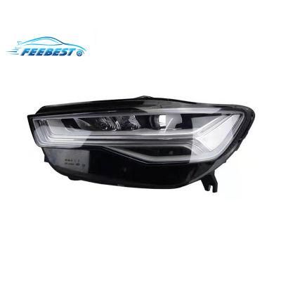 LED Front Head Lamp Headlight Car Accessories for Audi A6 C7 2012-2015