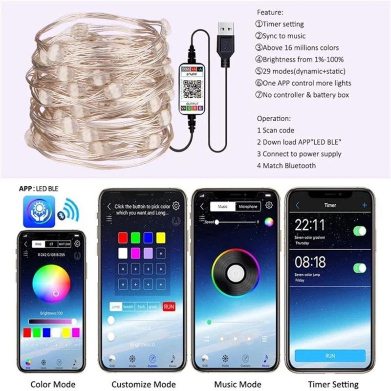 Dropshipping APP Control LED String Lights