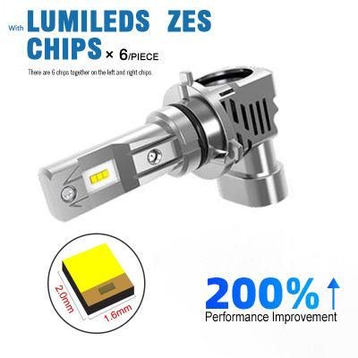 2PCS/Lot LED Bulbs Conversion Kit Lights 80W 10000lm H4 H1 H7 H8 H11 Hb3 Hb4 9003 Auto Zes Car F2 Headlight 6000K