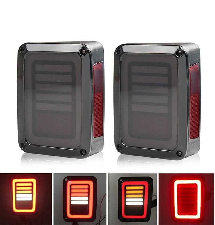 Rear Assemblies USA/EU Edition Reverse Brake Turn Signal for Jeep Wrangler Jk 2&4 Door 2007-2017 LED Tail Lights Lamp