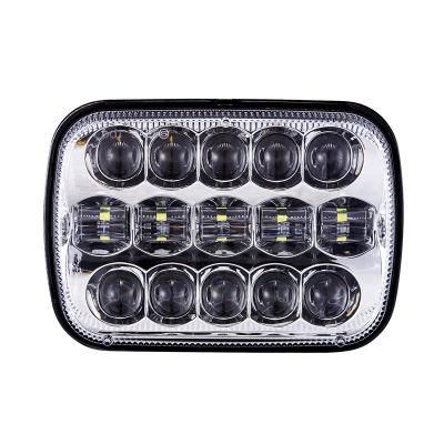 7X6 45W 5X7 Inch High Low Sealed Beam LED Headlight