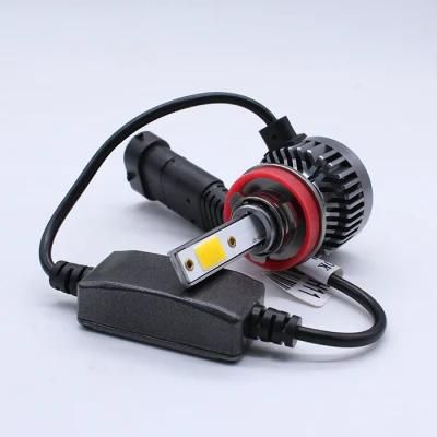 Gt3b China Manufacturer Wholesale 30W 4000lm X3 LED Headlights H1 H3 H7 H8 H11 9005 9006 LED Car Headlight