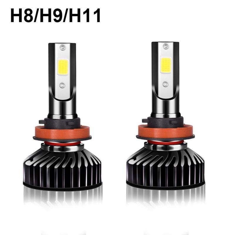 F2 Canbus Car LED Headlight Bulbs120W 16000lm 6000K H11 LED 9006 Hb4 9005 Hb3 H3 H7 LED H4 H1 Headlight Kit Bulb Fog Car Light