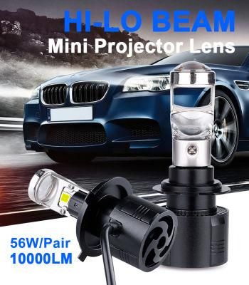 Super Bright H4 Ba20d High / Low Beam LED for Motorcycle Headlight Diode Bulb