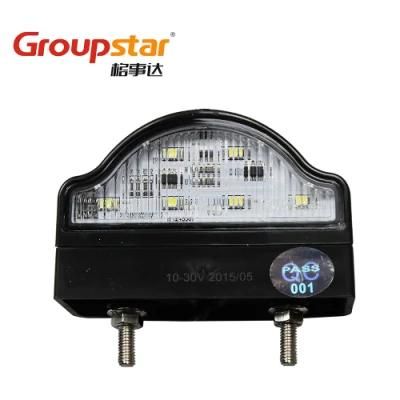 Car Light E4 EMC Approval 10-30V LED Trailer Licence Number Plate Lights