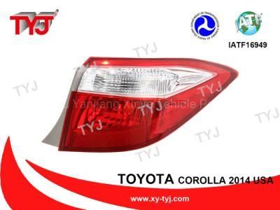 Car Accessories Auto Parts Replacement Headlights Tail Lamp Outer for Corolla 2014 USA