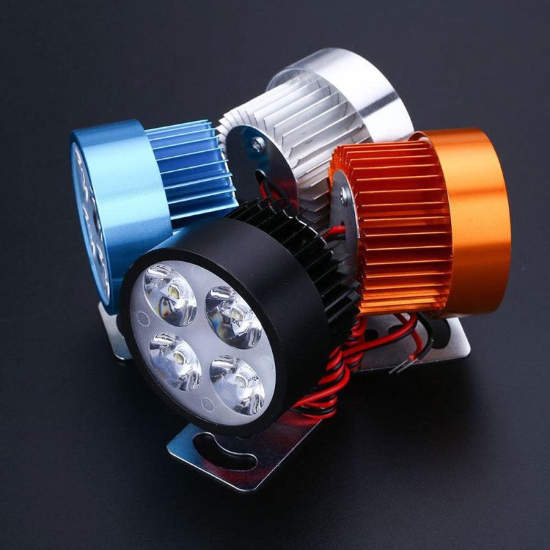 4 LED Motorcycle Light 12V 10W E-Bike Headlight
