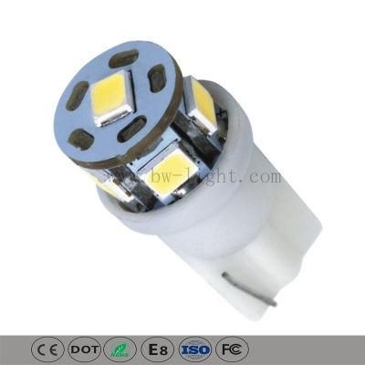 White T10 Wedge 6-SMD LED Light Bulbs W5w 2825 158 192 168 194