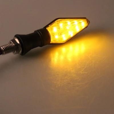 12V Universal Motorcycle LED Turn Signal Light Indicators Amber Blinker Light Flashers Lighting Motorcycle Accessories