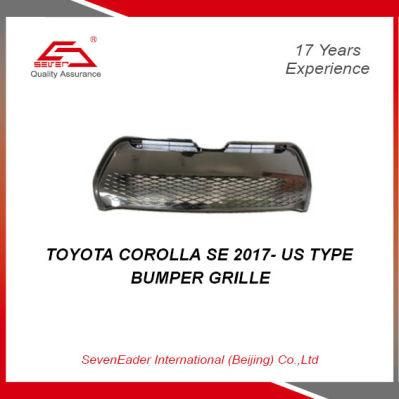 High Quality Auto Car Spare Parts Car Accessory Bumper Grille for Toyota Corolla Se 2017- Us Type