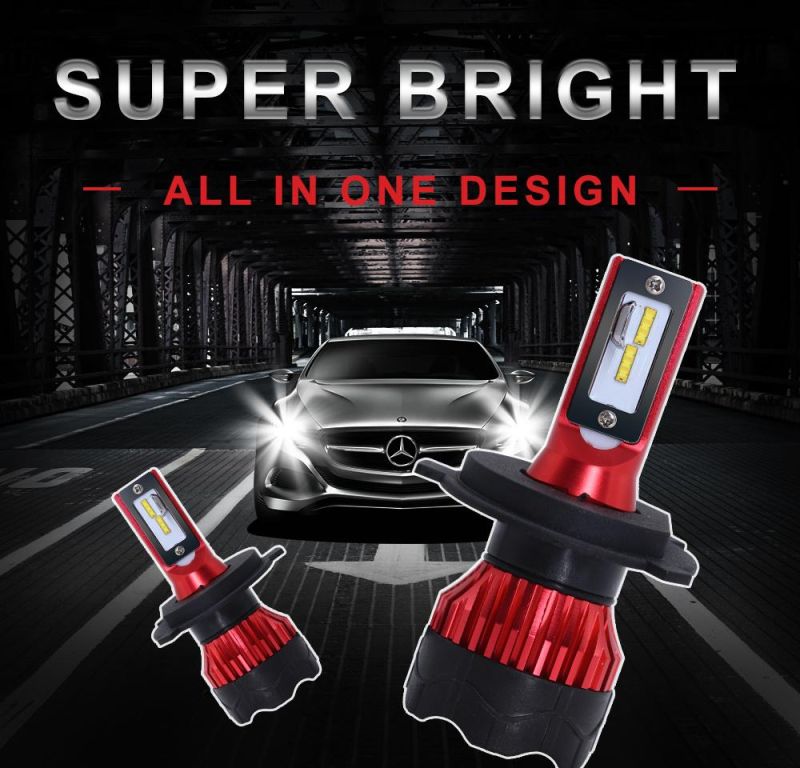Car Lighting System Zes Chips K5 H1 H3 H4 H7 H11 9012 LED Headlight