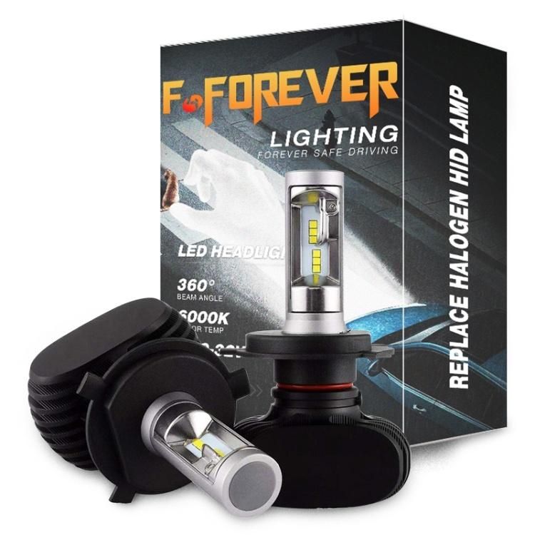 S1 Auto Luces LED H3 H8 H11 H4 Car LED Focos LED H7 Bulb Car Headlight High Low Beam 12V 24V Fog Light Kit Automobile Headlight Bulb S1