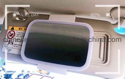 Car Visor Vanity Mirror &amp; Car Makeup Mirror with LED Lights