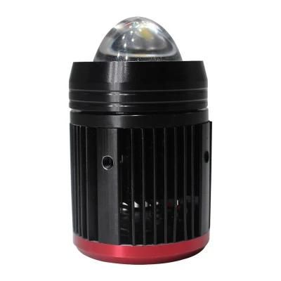 Universal LED Fog Lamp 25W Dual High and Low Beam 6000K and 3000K for Auto and Motorbilke