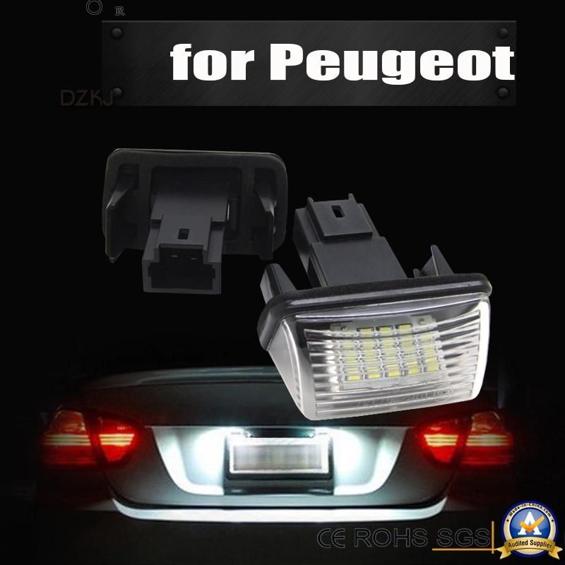 Waterproof Vehicle Trailer License Number Peugeo Plate Light 12V Auto Rear Trailer Side Signal Indictator Plating Lamp
