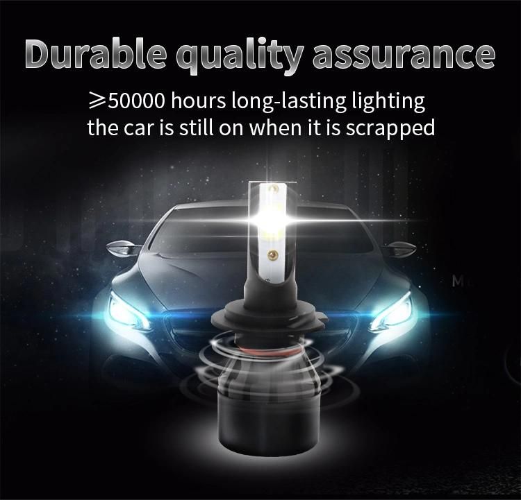 Kit De 2 Luces LED Faros Principales Foco Auto H7 9007 Headlights PARA Autos Camiones