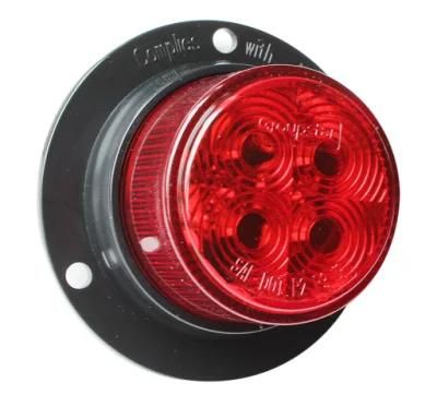 Round DOT SAE Outline LED Clearance Turn Side Rear Position Marker signal Lights for Truck Trailer