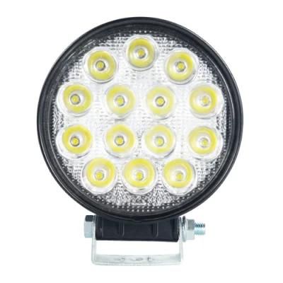 4.5inch 42W Round Driving Roof LED Light Bar Work Lamp for ATV SUV Truck