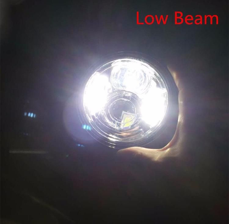 5 Inch 40W White DRL LED Headlight for Harley Motorcycle