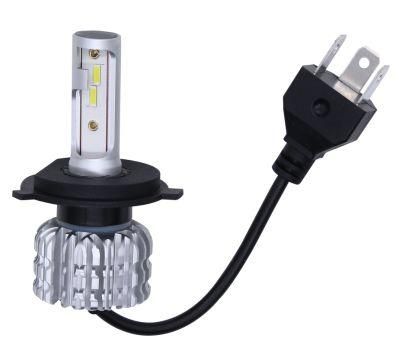 Wholesale 2PCS H7 LED 12000lm Mini Car Headlight Bulbs H1 LED H7 H8 H9 H11 H4 Headlight Kit 9005 Hb3 9006 Hb4 Auto LED H4 H3 K1 Lamps No Fans