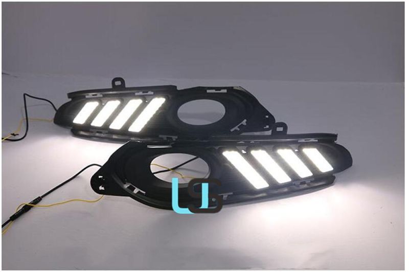 for Honda Hrv Hr-V Vezel 14 15 16 17 18 LED DRL Brake Reverse Turn Signal Front Bumper Fog Lamp Car 12V Auto Daytime Running Light