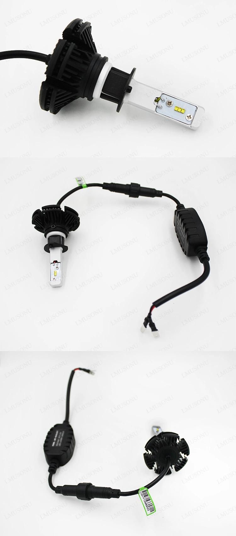 Lmusonu LED Car Light 7s H1 LED Headlight 25W 6000lm Waterproof IP67 Fanless Design