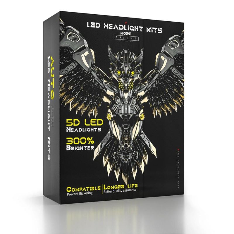Dxz New LED Headlights 9005/Hb3 9006/Hb4 6500K Car Headlamp Hot Selling Automobile Bulbs LED Headlight Factory