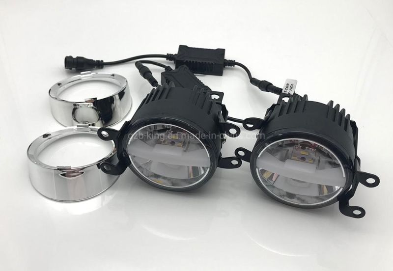 3 Inch 3800lm 9-30V 40W White + Yellow LED Fog Light