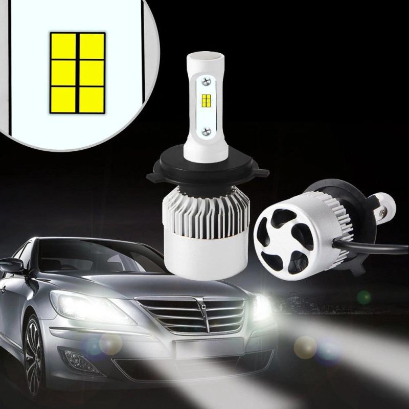 Manufacture S2 H7 H4 LED Bulb Car Headlight H11 H1 H13 H3 H27 9005/Hb3 9006/Hb4 9007 Hi-Lo Beam 72W 8000lm Auto Headlight LED Car