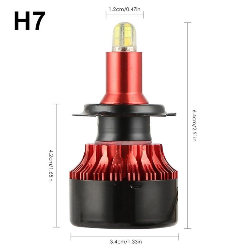 Hot Selling Car Headlamp Csp Chip 360 Degrees 9012 H4 H7 H11 Car LED Headlight X7 C6 S2