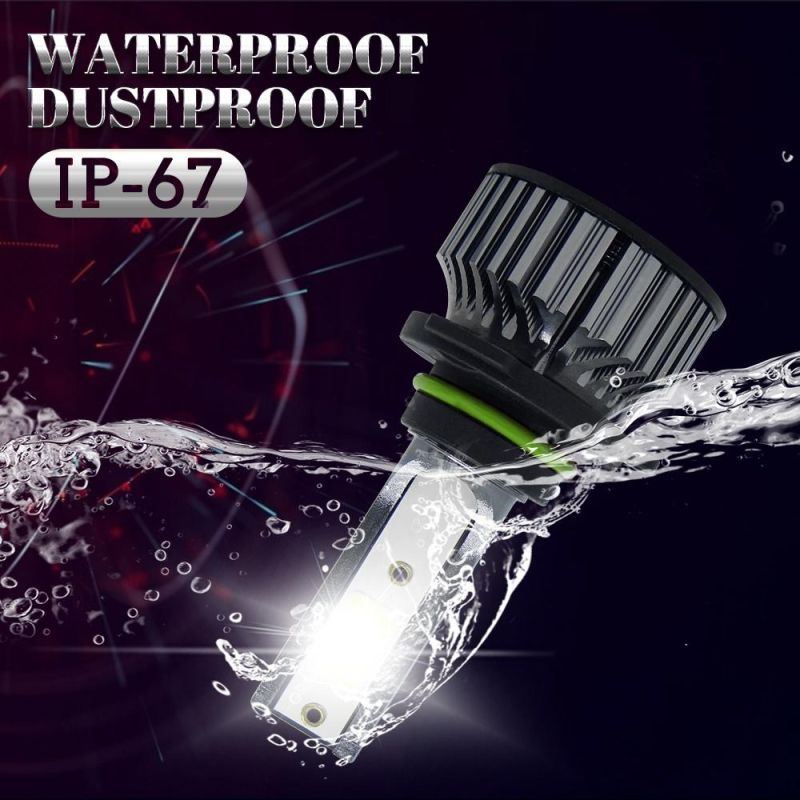 Powerful Super Bright LED LED Headlight 9006 Hb4 Auto Lamp Car Automobiles LED Head Lamp 12V 24V 6000K White Light