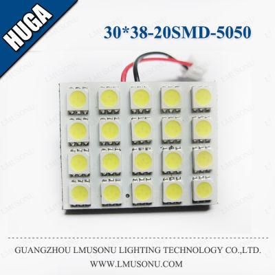 30*38mm 20SMD 5050 LED Reading Lamp for Auto