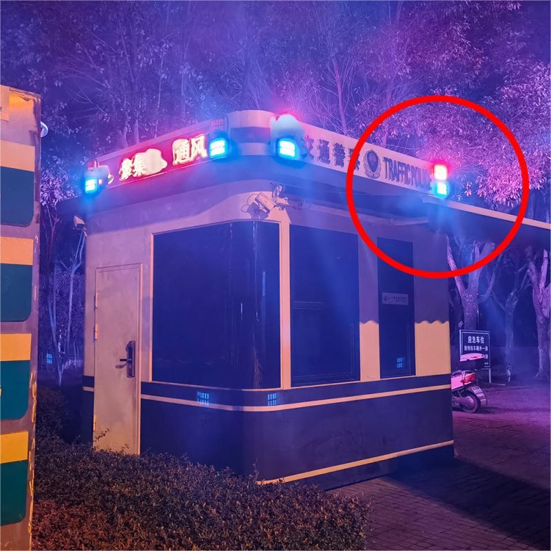 Haibang Blue Ambulance Side Surface Mounting Square Emergency LED Light