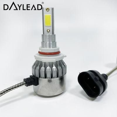 LED Headlight H13 9005 9006 H1 H3 881 H11 12V COB Chip Car LED Light LED Headlights C6