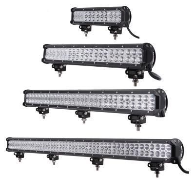 Trucks Tractors 12V 24V Two Rows 126W Offroad Driving Light Barra LED 4X4 LED Fog/Driving Lights Bar